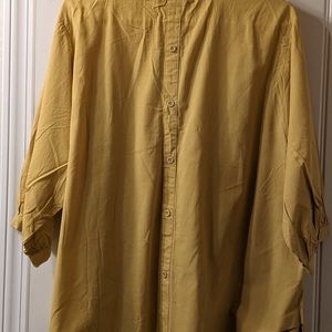 Zanzea Gold Blouse, XXL, Buttoned front